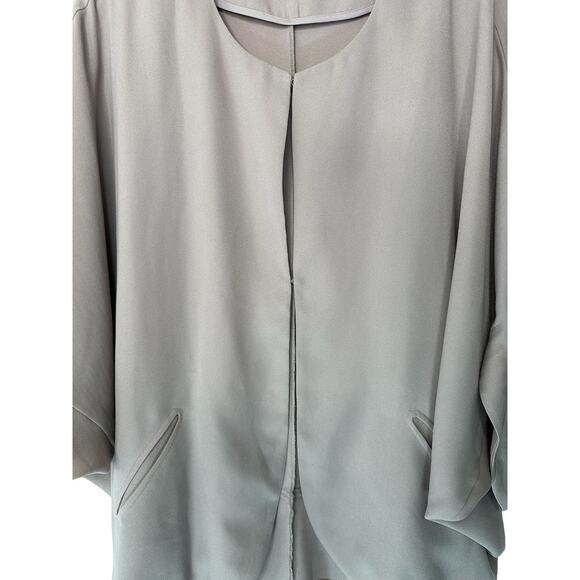 Aritizia Babaton Shawl Cardigan Beige Career Soft Cozy Lightweight Shawl Large - Picture 3 of 9